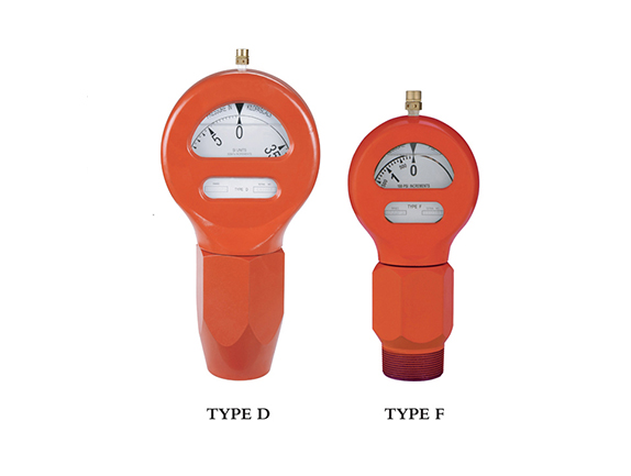 Medidor de pressão do campo de óleo tipo D e tipo F